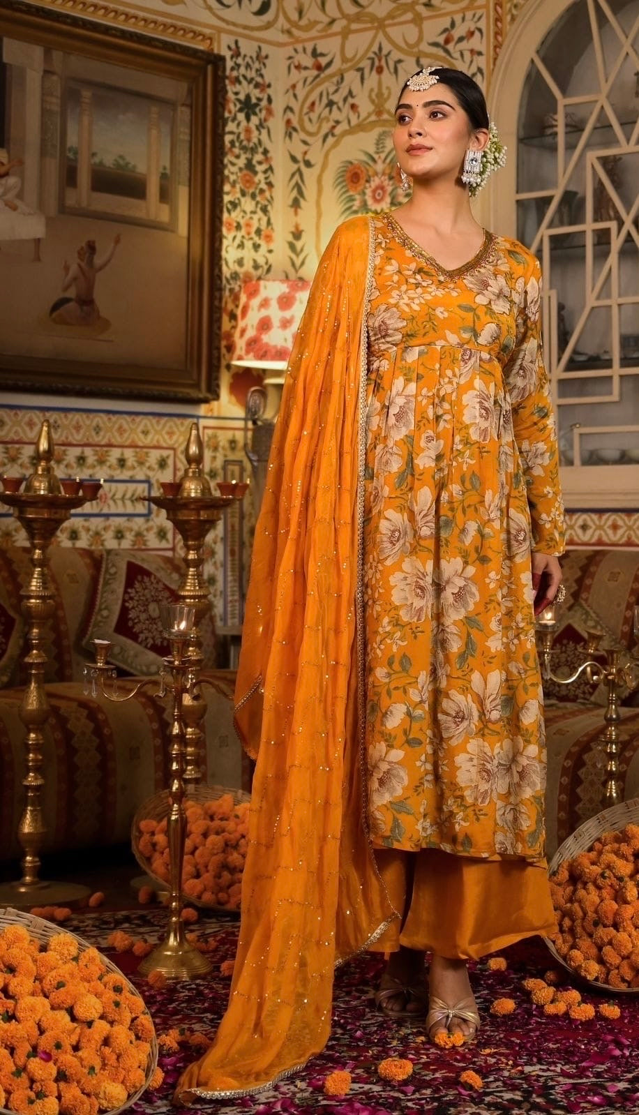 Mustard Honey Sequin Suit Set - EOFY SALE