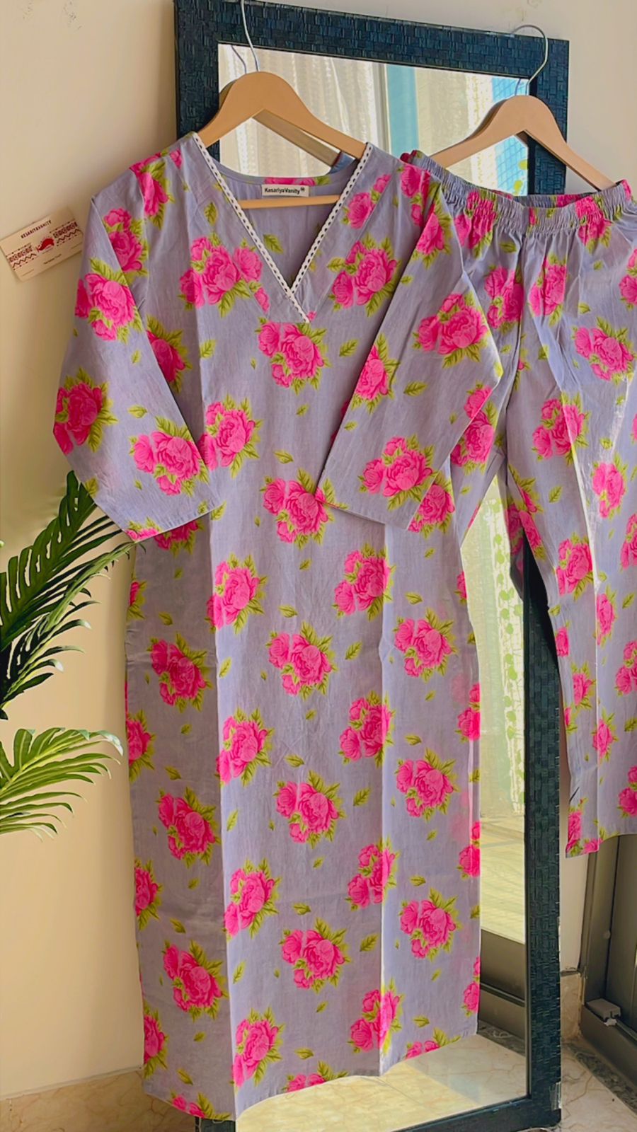 Kumudini Lace Suit Set - Sukoon 3.0 (Slim Fit)