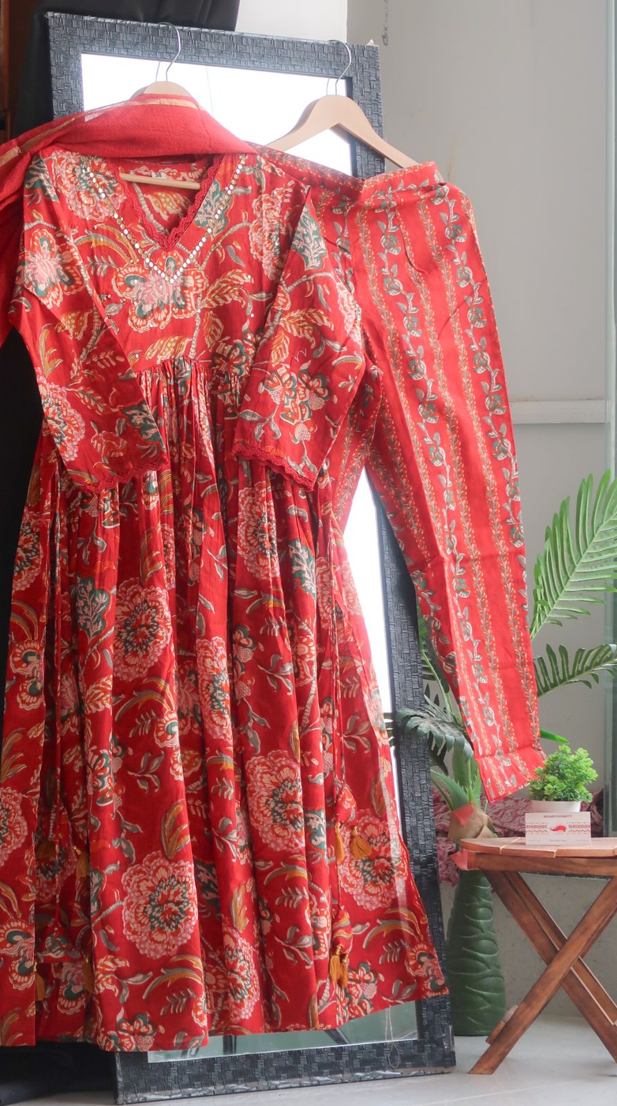 Agravi Mirror Work Suit Set