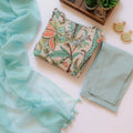 SALE: Inaayat Aasmani Floral Suit Set