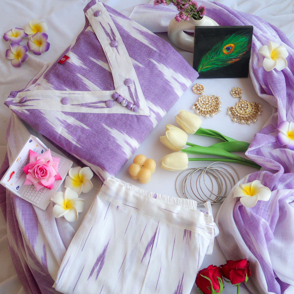 Violet Haze Blooms Suit Set - Launch 16