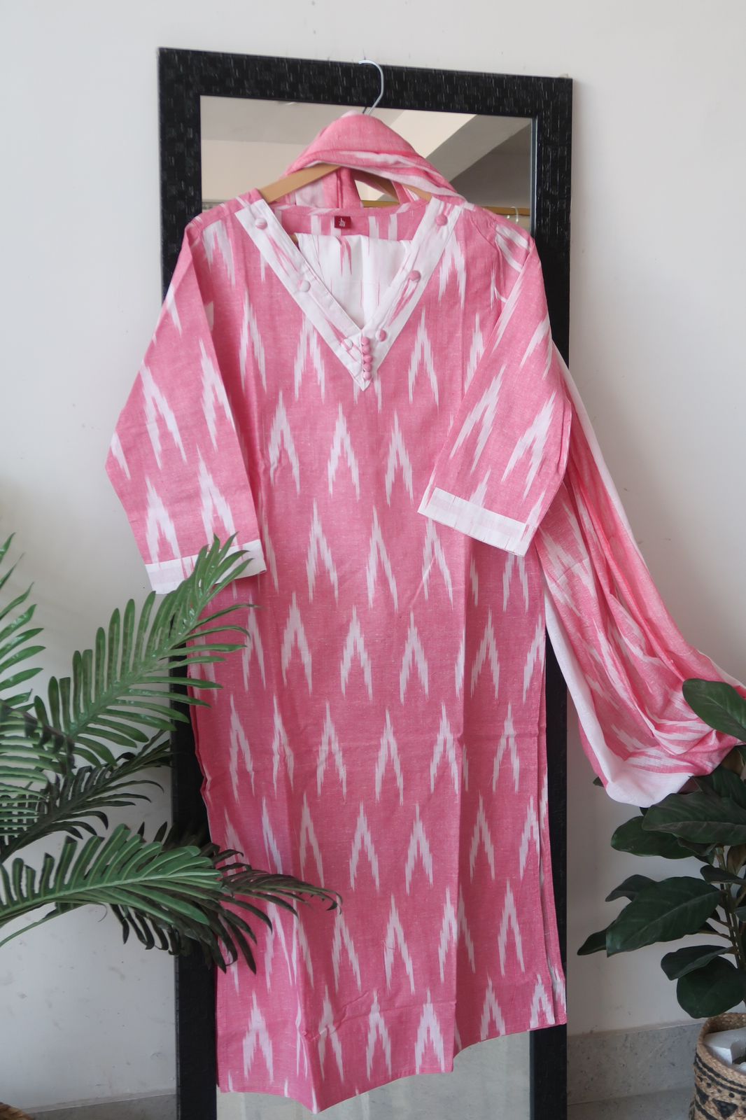 Crimson Sands Ikat Ensemble Suit Set - - EOFY SALE