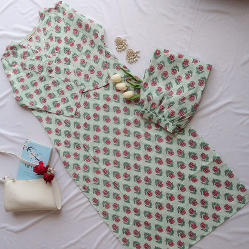 Crayon Spring Lace Suit Set - Sukoon 6.0 (Slim Fit)